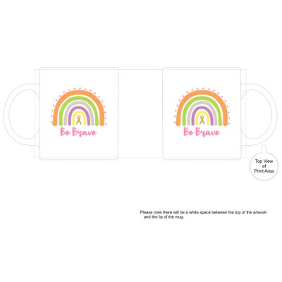 Be Brave Ceramic Mug Thumbnail