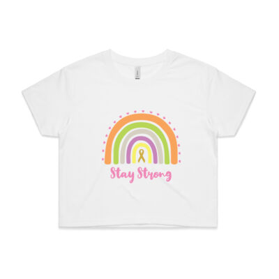Stay Strong Womans Crop Tee Thumbnail
